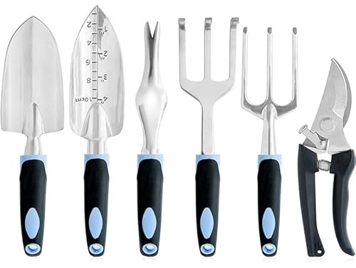 Outils de Jardinage, Ensemble d'outils de Jardinage antirouille - Parfait for Une Utilisation intérieure et extérieure for Les jardiniers, Hommes Femmes