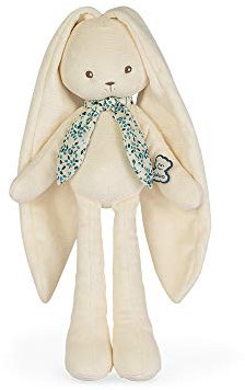 KALOO - Lapinoo - Pantin Lapin - Baby Plüschtier aus Cord - 35 cm - Farbe Ocker - Sehr weiches Material - Geschenkbox - Ab Geburt, K972200
