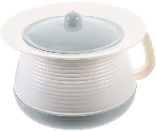 TOPBATHY Unisex Kammer Topf Töpfchen Urinale Schlafzimmer Urinal Kammer Töpfe mit Deckel und Griff Handheld Spittoon Urin Eimer Flasche Weibliche Kinder Ältere Urinale Nachttopf