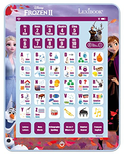 Lexibook Frozen Educational Bilingual Interactive Learning Tablet, English/Polish languages, JCPAD002FZi17