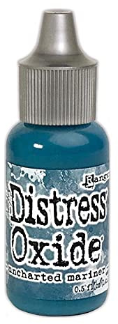 Ranger TDR81906 Tim Holtz Distress Oxides Reinker Holzfällerplaid, Uncharted Mariner, c1