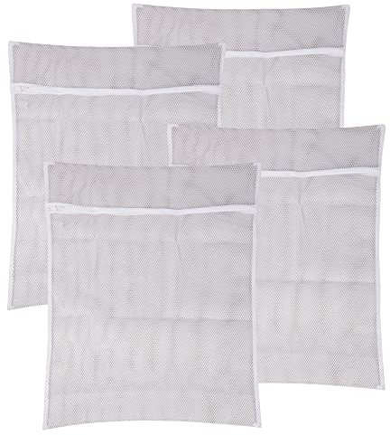 Bestlivings Wäschenetz XXL (4er Set / 50x70cm) - Wäschesack Kochfest - Wäschebeutel für Blusen, BH, Unterwäsche, Socken oder Feinwäsche - Füllmenge bis 3kg