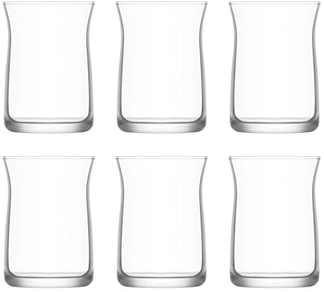 vienberg 6-12tlg. Design Trinkgläser-Set aus hochwertigem Glas 275-370 ml Glas Coctailsgläser spülmaschinengeeignete Wassergläser Saftgläser (6, 275 ml)