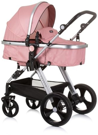 Chipolino passeggino combinato Havana navicella seggiolino sportivo fino a 22 kg, colori:rosa
