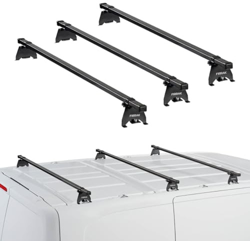 Firrak Dachträger für Citroen Berlingo 2 II 2008-2018 | Stahl, 150 kg Traglast, Lieferwagen geeignet
