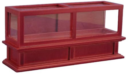 Melody Jane Dolls Houses Puppenhaus Theke Vitrine Mahagoni Ladenbau Ladenmöbel 1:12