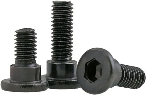 Passschrauben, Innensechskant-Passschraube, kleines Steckermodell, Positionierungsbolzen, Stufenplatten-Stellschraube, Standardteile, Klasse 12.9, M2,5, M3 (Length : 20pcs, Size : M2.5x10mm)(M3x6mm)