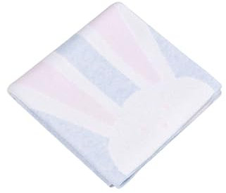 Ander Strickdecke Baby 100% Baumwolle - Kuscheldecke Kinder 75cm x 100cm - Baby Kuscheldecke Blau Farben