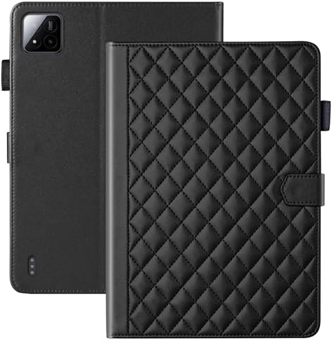 Vaitasy Funda para Xiaomi Mi Pad 7/ Pad 7 Pro 11.2 Pulgadas 2024 Business Cuero PU Tablet Carcasa para Xiaomi Mi Pad 7 Pro con Ranura para Tarjeta Negro