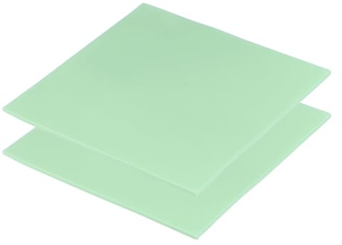 PATIKIL Pads Thermiques 100x100x2mm, 2 Pack Pads Thermiques en Silicone pour Froid, affaiblissement pour CPU GPU IC PCIe M.2 2280 SSD NVMe Dissipateur Thermique, Vert