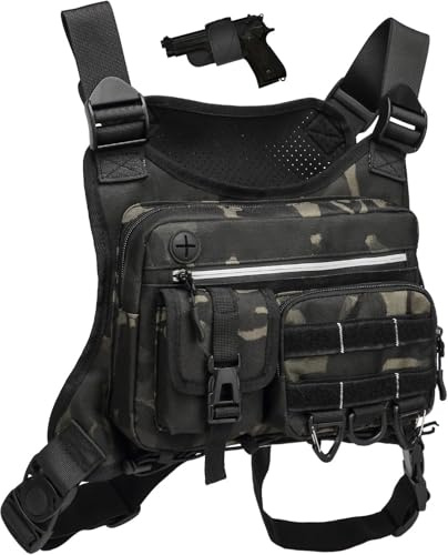 BlesMaller Taktische Brusttasche Camo