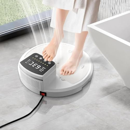 Sèche-linge complet 2500 W pour salle de bain, panneau tactile pour pieds, séchoir corporel après la douche avec préchauffage, séchage à ions négatifs étanche, température réglable, pour salle de bain