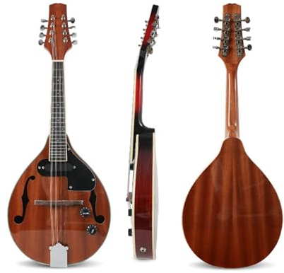 mandolina instrumento musical Mandolina eléctrica profesional de 8 cuerdas