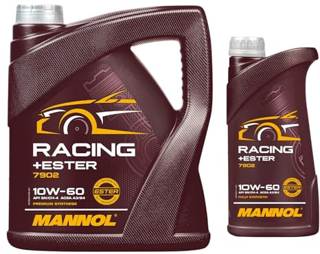 5 Liter Original MANNOL Motoröl SAE 10W-60 RACING+ESTER Engine Oil Öl