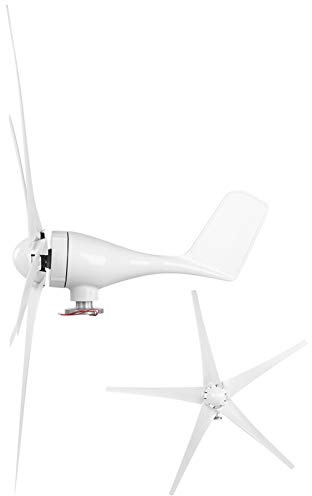Picysa - Generador de turbinas eólicas, 67 x 31 x 23 turbinas eólicas, 5 aspas, pequeño generador de molino de viento, suministros industriales, equipo de maquinaria, 800 W (24 V)