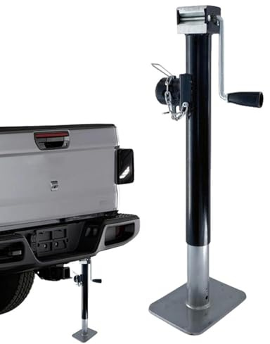 Cric stabilizzatore per camper - Cric per rimorchio a manovella per | carichi pesanti, supporto a forbice in acciaio da 1763 libbre, strumento di livellamento telescopico da 530-900 mm | Robusto