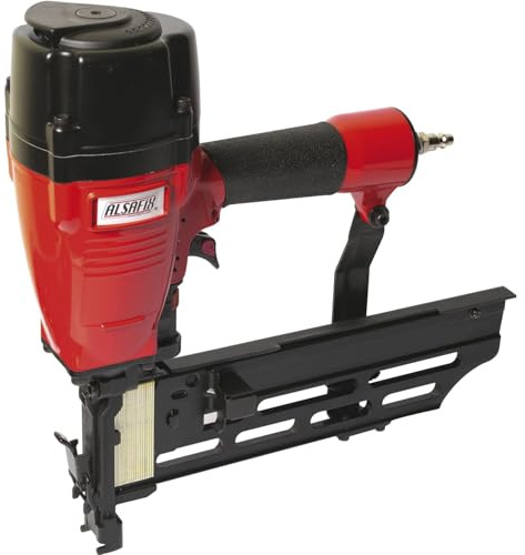 Alsafix Druckluft Nagler 11/75 P1- Tacker mit Druckluft 5-6 bar für Klammernlänge 38-75mm