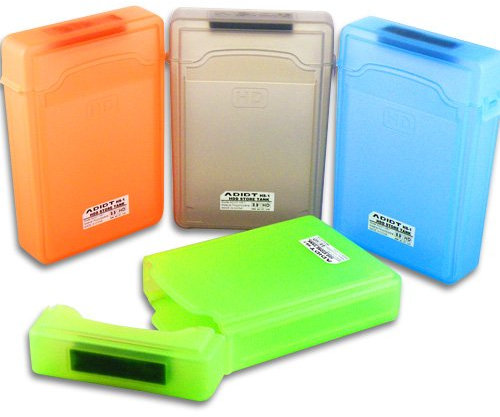 Tutoy 3,5 bärbar HDD Store Tank Box fodral Sata hårddisk - Orange