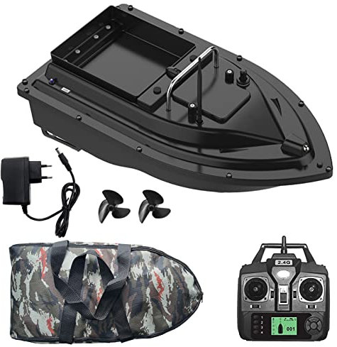 Lixada GPS Angelköderboot mit großem Köderbehälter Automatisches Köderboot mit 400-500M Fernreichweite