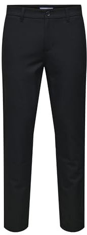 ONLY & SONS herrbyxor ONSBRAD slim fit byxor, svart, 33W / 32L