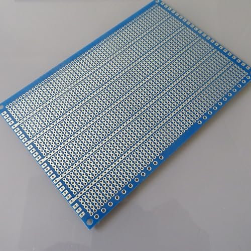 2stk/lot 4.8x13.3,7x9,10x15cm Fiberglass FR4 Streifenraster Veroboard Stripboard Joint Hole Prototype Paper PCB Platine Leiterplatte Universal Circuit Board Breadboard (10x15cm)