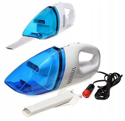 Generico Aspirapolvere per Auto Macchina Potente 12V Aspiratore Portatile Professionale Senza Sacchetto Cavo Accendisigari