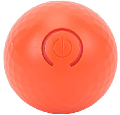 Alomejor LED-Licht, Interaktiver Rollender Hundeball mit Bewegungssensor, Spielzeug, Geeignet für Kleine, Mittelgroße und Große Hunde, Spaß Im Innen- und Außenbereich (ORANGE)