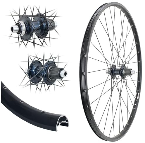 Aggro-X 28/29 Hinterrad Laufrad MTB schwarz 142x12 | 21-622, Steckachse , Disk SLX FH-M7110B Centerlock, Bremsscheibe, Kassette 12-Fach Microspline