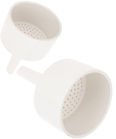 MAGICLULU 2piezas Embudo De Porcelana Para Laboratorio Embudo De Filtración Cerámica Unidades Para Química y Biología