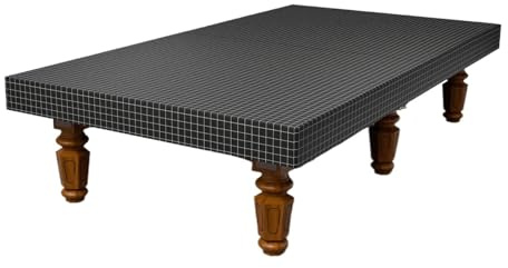 Billardtischabdeckungen for 7/8/9 Fuß große Billardtische mit Kordelzug, wasserdicht und reißfest, rechteckig Für Terrasse(254x142x21cm)