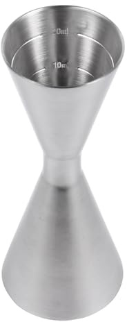 BIUDECO Misurino per Barman in Acciaio Inossidabile 304 Jigger Bicchiere da Cocktail Doppia capacità 30/60 Ml Strumento di Misurazione Professionale per Bar e Casa