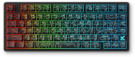 MCHOSE Jet 75 Clavier Gamer, Clavier Magnétique Filaire 75% | Effet Hall, Précision 0,005 mm, Rapid Trigger, 128K Scan Rate, Touches PBT, RGB, Hot Swap, SOCD & Macros Clés, PC/Mac, Noir