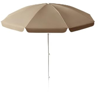 XL Superb Ombrellone da spiaggia da 5,57 piedi con protezione UV UPF 50+, ombrellone portatile pieghevole con borsa per il trasporto per spiaggia, piscina, giardino e campeggio Brown
