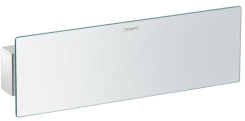 hansgrohe FixFit Schlauchanschluss (300 mm, mit Duschkopfhalter und Duschablage) Chrom