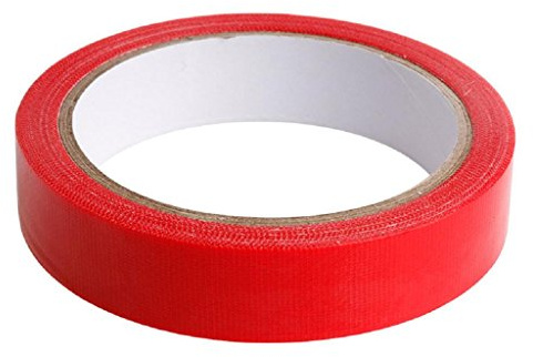 YOFO-Klebeband, hochwertig, strapazierfähig, wasserfest, selbstklebend, für Buchbindung, 2 cm x 10 m, rot