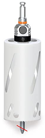 Mandrex | Lochsäge XtraDeep mit 165 mm Schnitttiefe, Bi-Metall, mit Aufnahme, Tiefschnitt für Edelstahl, Alu & Epoxidharz | Ø 60 mm