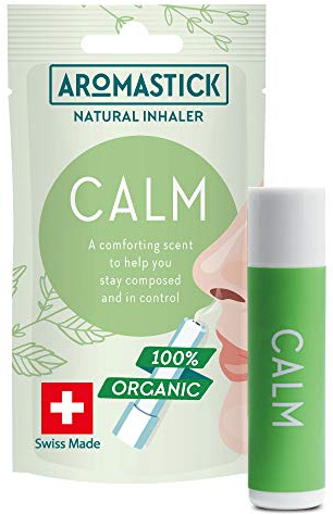 AromaStick Calm Aromatherapy Nasal Inhaler, Essential Oils, 0.8 ml
