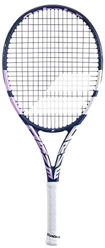 Babolat Pure Drive 2021 Junior Tennisschläger 66 cm (blau/pink) (11,4 cm Griffgröße)