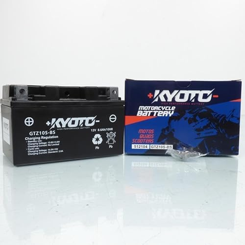 Batterie SLA Kyoto compatible avec Moto Honda 1000 Cbr Rr Fireblade 2004 à 2007 GTZ10S-BS SLA / 12V 8.6Ah