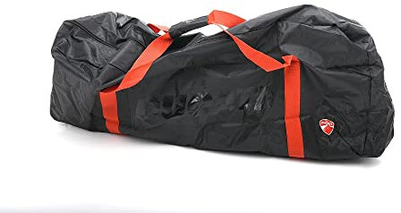 DUCATI Sacca Porta Monopattino, Accessori Unisex Adulto, Nera con Dettagli Rossi, taglia unica