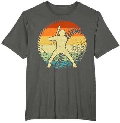Retro Baseball Männer Jungen Baseball T-Shirt