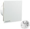 Airope- AB-100 mm Abluftventilator,Badlüfter Ventilator mit Rückschlagventil,Low Wattage,Geringer Energieverbrauch Wenig Lärm,Wandmontage,für Bad und Küche,WC,Büro,leiser Betrieb,5 JAHRE Garantie