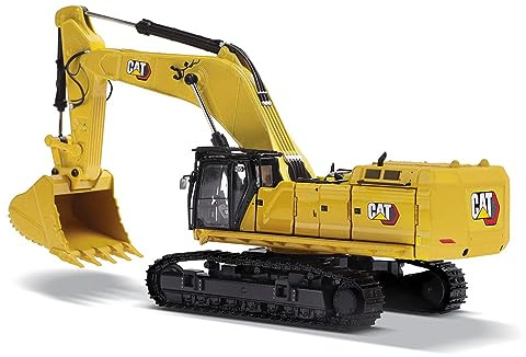 Caterpillar Diecast Masters 85959 - Pelleteuse avec Godet Grande capacité Cat 395 ME, échelle 1:50, env. 9,0 x 11,0 x 27,0 cm, à partir de 14 Ans