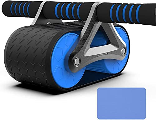 JORAsa Bauchrad Automatischer Rückprall Fitness Bauchrad Heimfitnessgeräte Riemenscheibe Übung Bauchmuskelrolle Bauchrolle Anfänger verschleißfeste Kompression Intelligenter Rückprall