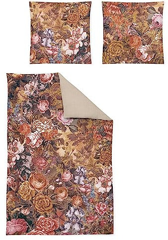 Irisette Flausch-Cotton Bettwäsche Zobel Kupfer 8873 1 Bettbezug 155 x 220 cm + 1 Kissenbezug 80 x 80 cm