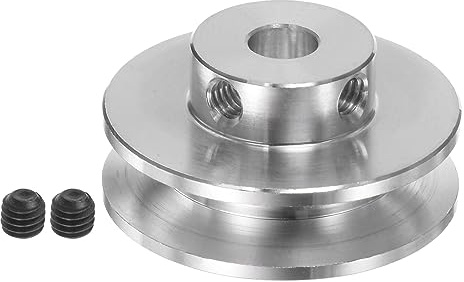 Kvartsman V-typ remskiva 6 mm hål 31 mm yttre diameter. Enskilt spår aluminiumlegering för 3–5 mm PU runt bälte motor våg borrmaskin