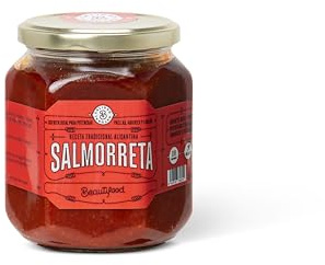 Beautifood - Salmorreta para Paella, Salmorreta Alicantina, Salsa Salmorreta, Sofrito para Potenciar el Sabor de tus Paellas, Arroces, Fideuás y Guisos - 1 Tarro de 540gr (108 raciones por tarro)