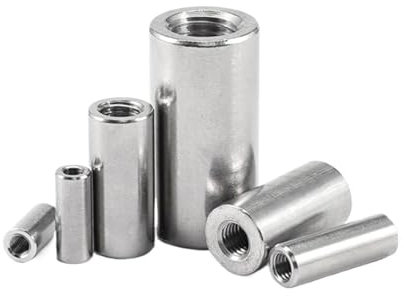 M2 M2,5 M3 M4 304 Edelstahl Verlängern Runde Überwurfmutter Innengewinde Zylindrischer Bolzen Abstandsstecker Verbindungshülse (Size : M3x6x20mm (2pcs))