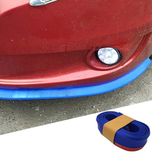 Auto-frontspoiler für Ford Fiesta Fusion Escort Focus Mondeo KUGA Ecosport, Spoiler Auto, Auto Front Bumper, Spoilerlippe Frontspoiler Splitter Lip Spoiler Frontspoiler Protector Kits 2.5m