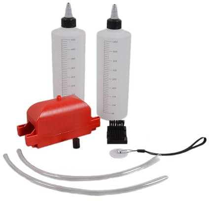 YAOGUI Kettenschrubber Motorrad Kettenreinigungsmaschine Set Bürste Zahnradreiniger Werkzeug Ketten Schmiergerät Schmierset Kettenschrubber